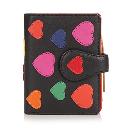 VISCONTI ® Cartera de piel para mujer, protección RFID, monedero ...