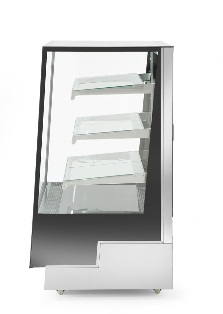 HENDI Vitrinas expositoras refrigeradas con 3 baldas inclinadas - 300 L - 230V / 480W - 650x805x(H)1445 mm