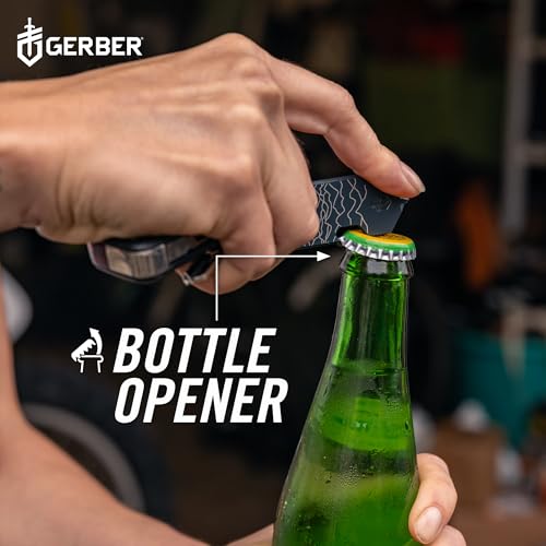 Gerber Gear Shard Keychain 3-in-1 Multitool, Clips to Pocket or Keychain with Bottle Opener, Package Opener, and Cross Driver, EDC Gear for Everyday Carry - image 4