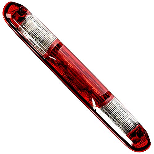 APDTY 25890530 3rd Third Brake Light High Center Mount Lamp Complete Assembly w/Bulbs Fits 2007-2014 Chevrolet Silverado or 2007-2014 GMC Sierra (OEM Factory Design Colors, See APDTY-141303 For Smoke)