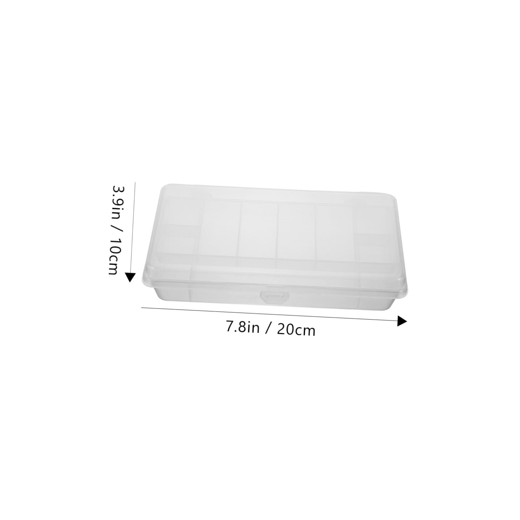 VANZACK Fishing Tackle Storage Box Portable Fishing Tools Organizer with Dividers Compact Design for Hooks Baits Accessories Durable and Easy to Carry