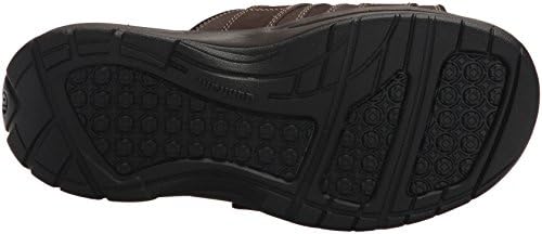 Dunham mens Newport Slide Flat Sandal, Dark Brown, 13 X-Wide US | Image 3