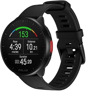 Polar Pacer - GPS-Laufuhr - Smartwatch für Damen & Herren - Pulsuhr - Sport & Fitness - ultraleichte Uhr mit Schrittzähler, personalisierten Trainingsprogrammen & Erholungsfunktionen, Musiksteuerung