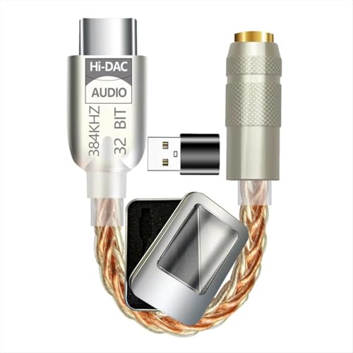 Image of Verilux Type C to 3.5 mm Audio Jack Adapters, 3.5 mm Jack to Type C with HiFi DAC Adapter Support for iPhone 17 /17 Pro /17 Pro Max /16 /15 Series, Galaxy S25 /S24 /S23 /S22 /S21 & Tablets