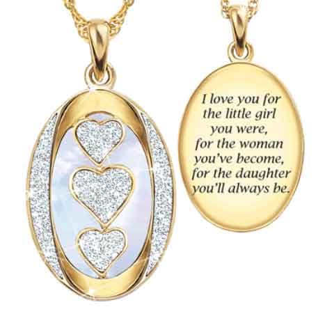 The Danbury Mint My Daughter Pendants #11622