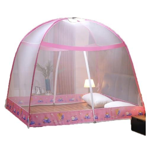 Portable Folding Mosquito Net Canopy for Full Queen King Size Bed - Easy Installation, Light Reducing, Breathable - 120 * 200 * 155CM - Ideal for Miss - Green Color