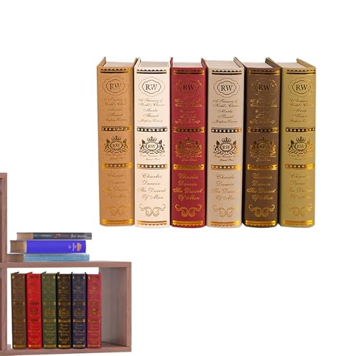 Materiale cartaceo di alta qualità: i nostri libri decorativi sono realizzati in materiale cartaceo di alta qualità, hanno angoli lisci senza sbavature e non sono facili da graffiarsi le mani.