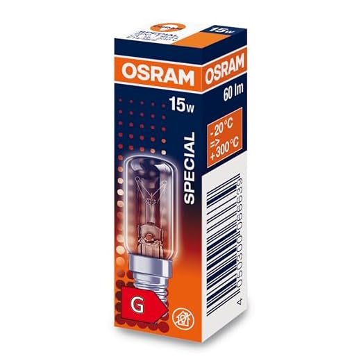 Osram Special 15W SPC. T16/54 klar E14 SES Kühlschranklampe 15 Watt 230V Neu Ovp