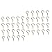 TOVINANNA 40 Pcs Plant Ceiling Hooks Toggle Hooks Kitchen Hooks Heavy Duty Wall Hangers Hanger Hooks Screw Hooks for Hanging Screw in Hooks Screw Ceiling Hooks Cup Hooks Coat Hanger Adhesive