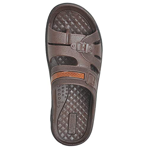 Image of AJANTA Fit & Style Brown Color Men's Casual Slipper-PG0437