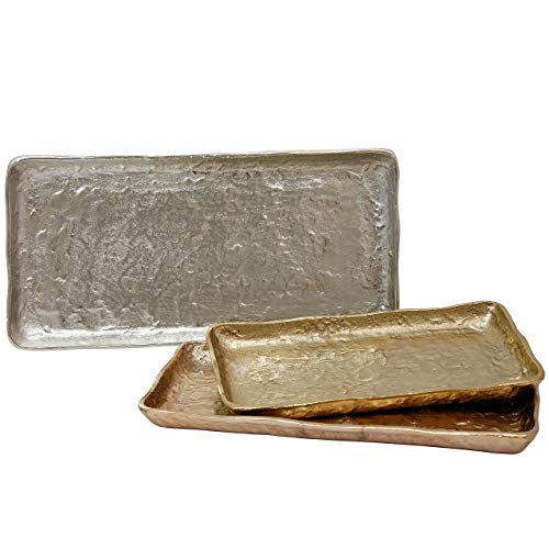 TIC Collection Calia Platter Set, Silver/Gold