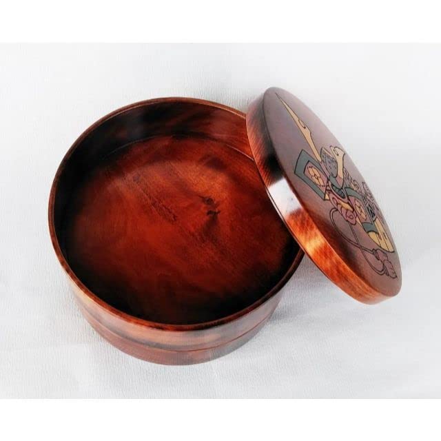 本漆塗 兜絵 6寸 二段重 18cm すり漆 讃岐漆器 重箱 弁当箱 端午 節句 Amazon | 本漆塗 兜絵 6寸 二段重 18cm すり漆 讃岐漆器 重箱