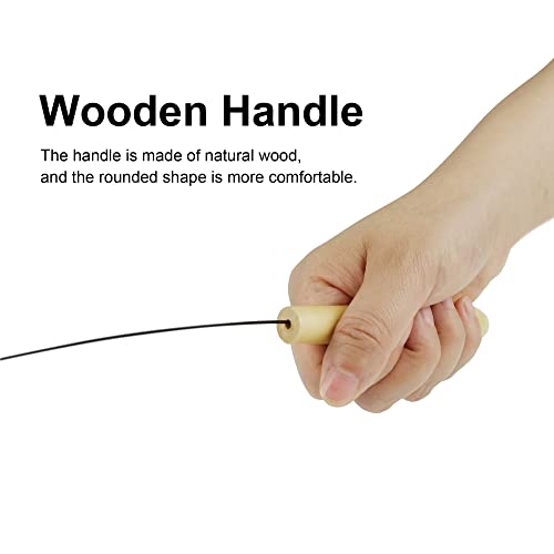 Ttcat Cat Wand Toys, 2Pcs Cat Wand Toy And 10Pcs Cat Feather Toys Cat Teaser Toy Refills，29'' Flexible Steel Wire, Sturdy Wood Handle & Bell ，Fun Exerciser Playing Toy For Kitten Or Cat #TOP5