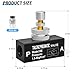 TAILONZ PNEUMATIC 1/4 Inch NPT Air Flow Control Valve with Push-to-Connect Fitting, in-Line Speed Controller Union Straight RE-02
