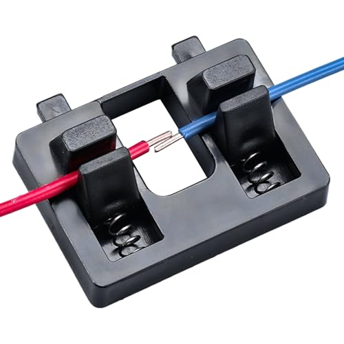 2 Pièces Support De Fixation De Fil Abs, Pince De Table De Soudage, Support De Fer À Souder Pour Fil Électriques, A Pince, Outil Auxiliaire Réglable, Outil De Réparation Pour Bornes À Souder 7x5cm