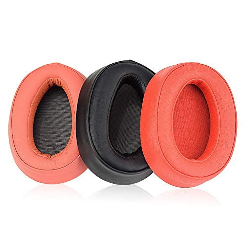 Tamkyo Headphone Sleeve Ear Cushion Ear Muffs Leather Sleeve Ear Muff Ear Cushions Suitable for MDR-100ABN WH-H900N… - Image 3