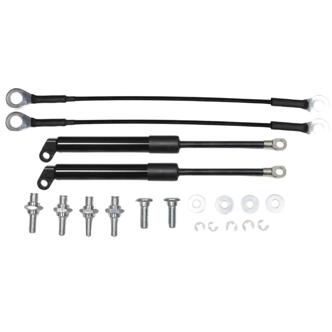 Rufutle Liftgate Struts for JAC Shuailing T8 2018-2024, 2Pcs Trunk Struts Pickup Rear Tailgate Boot Lift Supports Gas Springs Shocks
