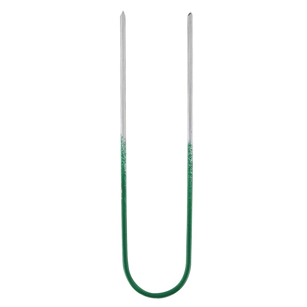 Artificial Grass Pins, Artificial Grass U Pins, 100Pcs Artificial Grass Turf Steel U-shaped Pins Stakes Pegs for Garden Fence Ground