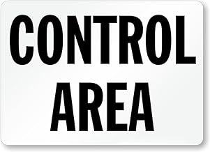 Radiation Controlled Restricted Area Warning Sign, Rust Free Aluminum Tin Sign, Medical Lab Decor with Pre-Drilled Holes for Nuclear Facilities, Hospital Radiology and Research Labs, 16x12 Inch