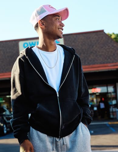 Rsq Mens Oversized Zip-Up Hoodie3