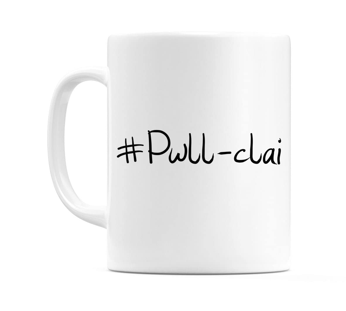 WeDoMugs #Pwll-clai Ceramic 11oz Coffee Tea Gift Mug Cup