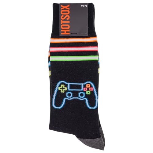 Hot Sox Men's Fun Pop Culture & Celebration Crew Socks2