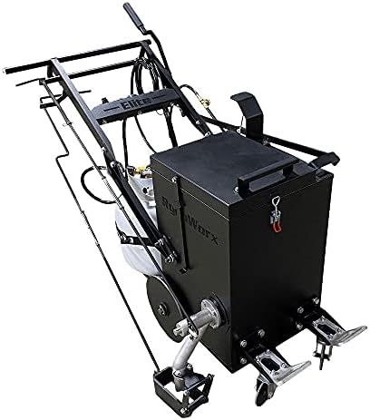 Asphalt Kingdom Crack Fill Melter Applicator: RynoWorx RY10MA-Elite Hot Sealant Kettle With Dispensing Shoe