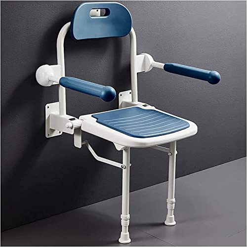 Tabouret de bain mural rabattable pour douche senior