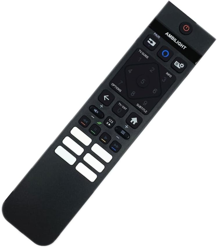 Ergonomic TV Remote for 398GM10BEPHNE000SY SRC321506 Compactly Lightweight Build