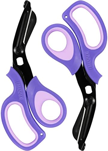 MEUUT Medical Scissors 2-Pack Trauma Shears for Nurses All Purpose Scissors