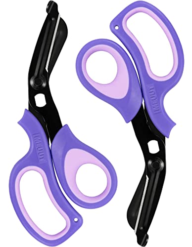 MEUUT Medical Scissors 2-Pack Trauma Shears for Nurses All Purpose Scissors
