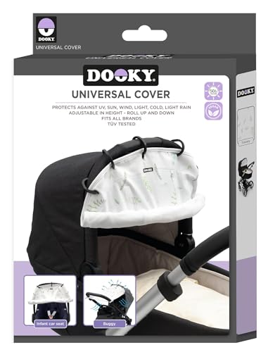 Parasol universal Dooky, protección contra las inclemencias del tiempo para la silla de auto (protección UV LSF 40+, comprobado por el TÜV, ajuste universal para muchas marcas), Tuscany