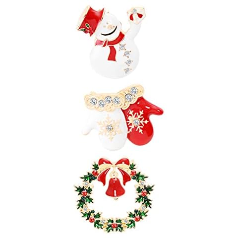 Christmas Brooches for Girls Women Gift Cover