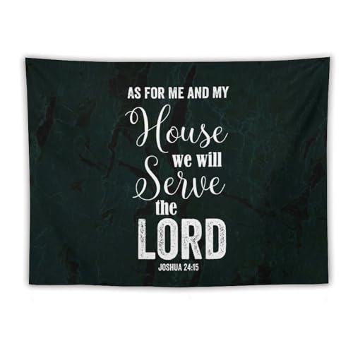 Tapiz de pared para dormitorio Yelolyio con diseño religioso y fácil de colgar