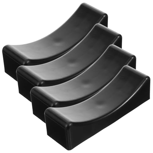 Mikikit Weight Holder Rack Dumbbell Holder Stand Rubber Dumbbell Rack Bar Cushion for Weightlifting