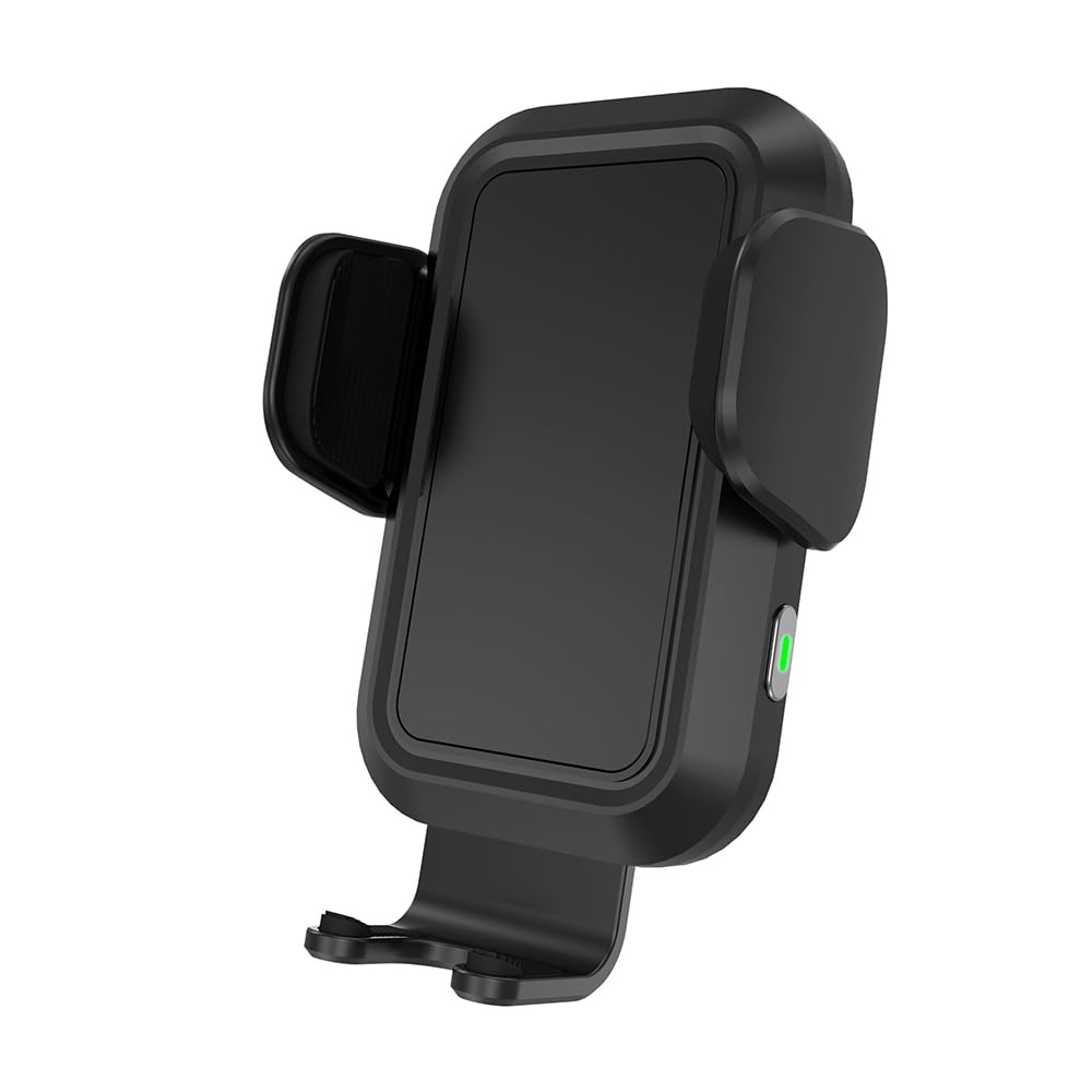 LASER POWER Wireless Car Charger with 15W Fast Charging and Auto Clamping, Compatible with iPhone 14 to 8 Series & Galaxy S23 to 8 Series, Note 20,10,9,8, One-Plus 8pro 9pro 10pro, Pixel 7,6,5,4