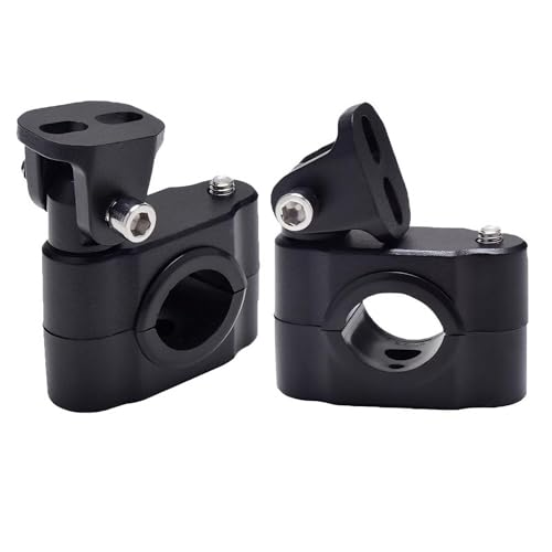 Soporte de foco de motocicleta y barra de luz ajustable para defensa de moto y barra ATV UTV 2