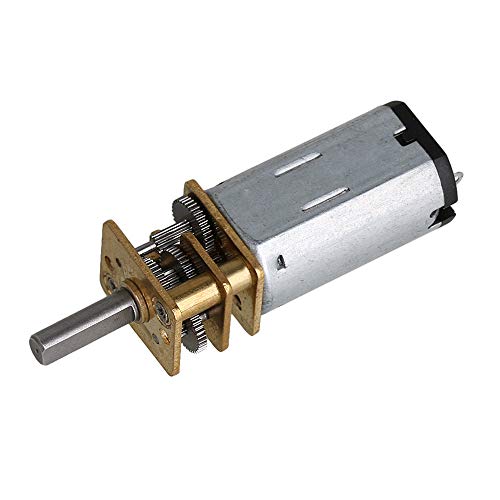 BQLZR - Motor de engranaje de microvelocidad N30 de 300 rpm reducción de 6 V CC motor con mini rueda de caja de cambios de par de torsión 1:50 de relación para bricolaje robot juguete eléctrico Cover