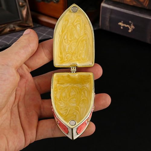 Boîte à bijoux en fer idéale pour offrir un écrin durable