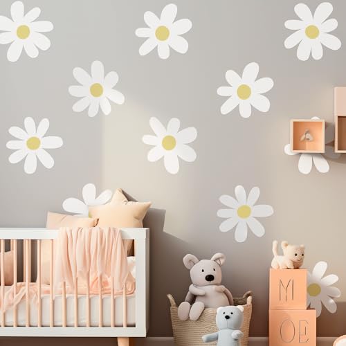 EGD Juego de 12 Vinilos Decorativos Floral para Pared