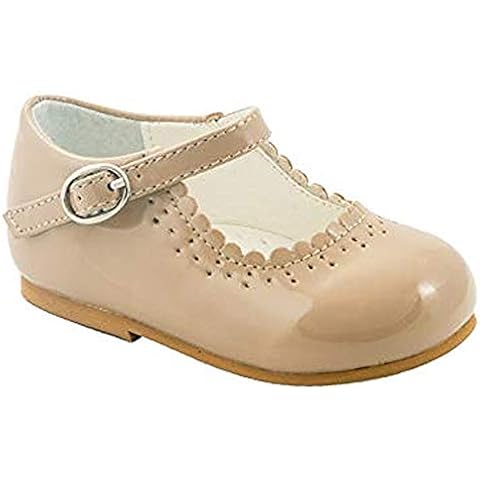 Girls Shoes Smart Shoes Mary Jane Shoes Toddler Baby Spanish Rollybaby Emma (3 UK Child, Camel) Cover