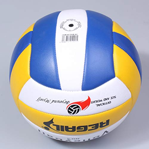 Bola de Treino de Vôlei Tamanho Padrão Besportble, Bola Esportiva Macia para Jogos ao Ar Livre (Azul