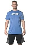 Amrap Men's RX Shirt, Medium, Blue for Crossfit and Wods