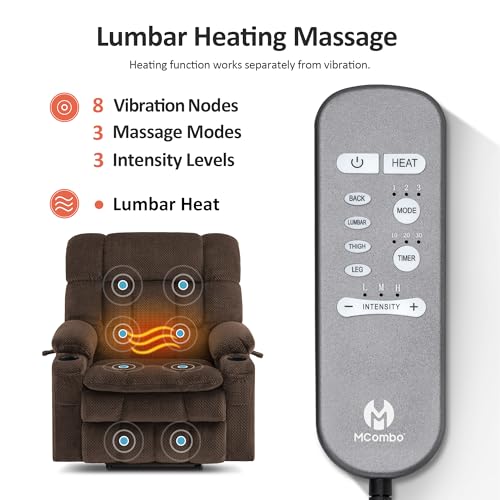 Image of MCombo Dual Motor Power Lift Recliner Chair for Elderly R7897 (Medium-Wide)
