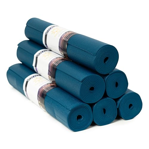 Sunshine Yoga Voyage Yoga Mat, 6 Pack, 72" x 24" Professional Stu...
