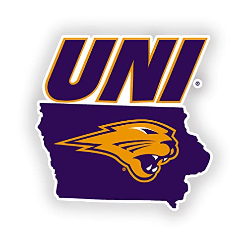Northern Iowa Panthers 4 Inch State Shape Magnet Officially Licensed Collegiate Product