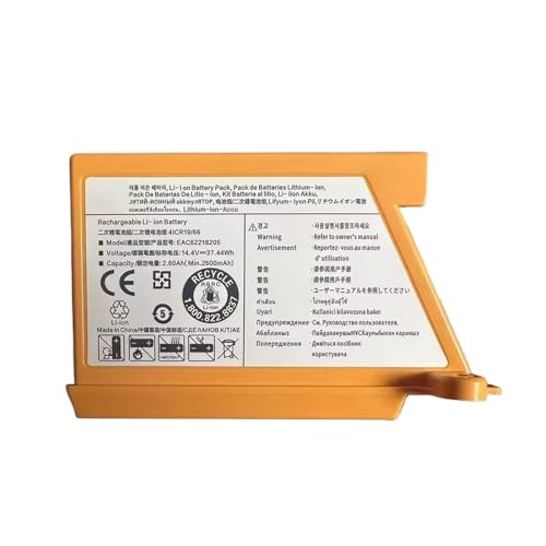 LDGSUPH Compatible for LG， VR Series Robot Vacuum Cleaner Battery 5000mAh ，Compatible for LG， EAC62218202 VR64703LVMB,VR7412RB,14.4V Li-ion Battery(5000mAh)