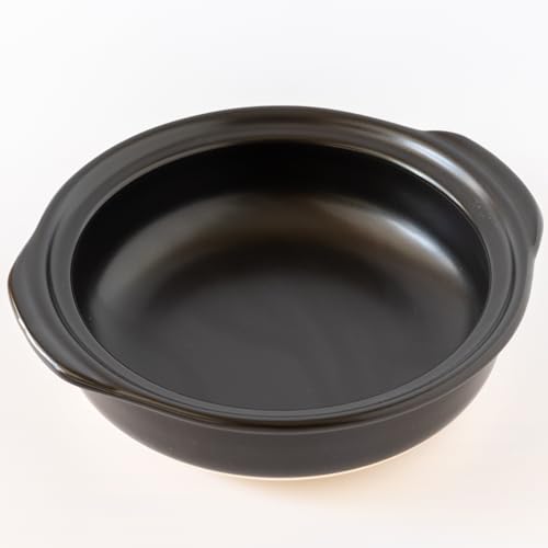 銀峯陶器(Ginpo Touki) 萬古焼 銀峯 菊花 土鍋 8号 2人用 瑠璃釉 ブルー 46081 の商品画像 4