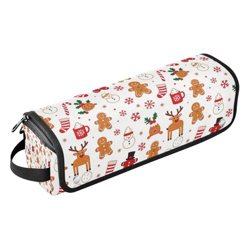 Bolsa de viaje para herramientas de cabello con tapete resistente al calor organizadora para planchas, rizadores y alisadores blanca para mujeres