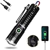Wurkkos LED Flashlight Rechargeable High Lumen - TS22 70.3 HI Flashlight Super Bright 4500 High Lumens with Magnetic Tailcap IP68 Waterproof Light Regulated for Camping Walking Emergency